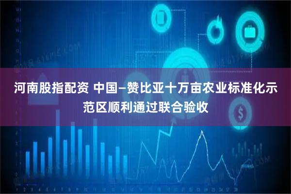河南股指配资 中国—赞比亚十万亩农业标准化示范区顺利通过联合验收